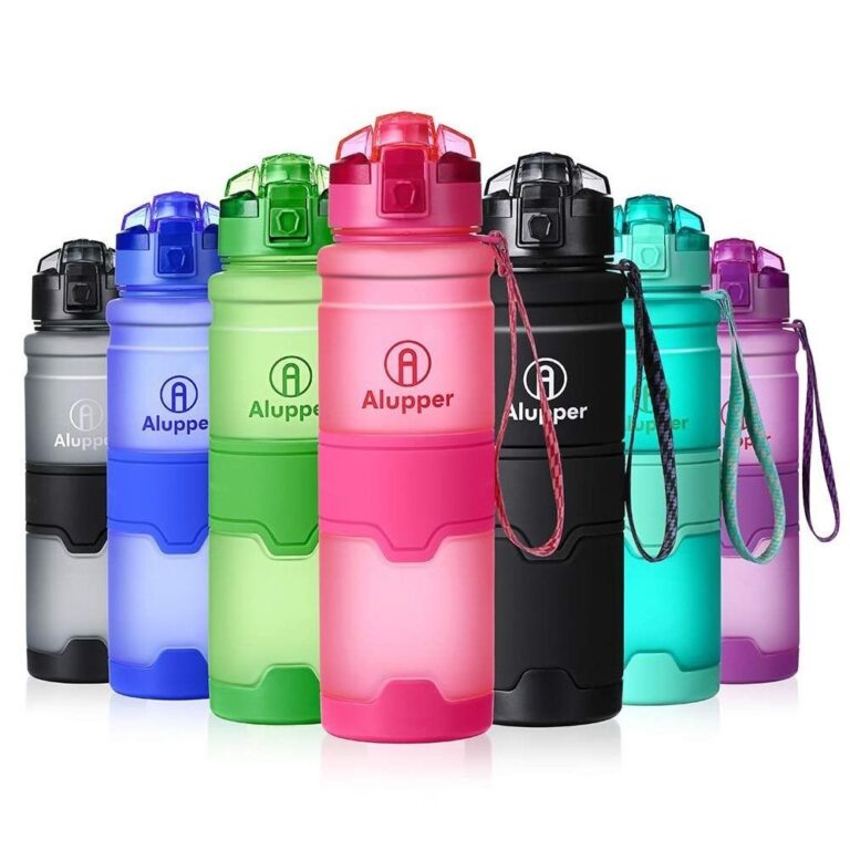 2 Botellas Agua Deportivas 32oz (1L) - Con Válvula De Mordida, Sin BPA, Para Ciclismo, Running, Gimnasio